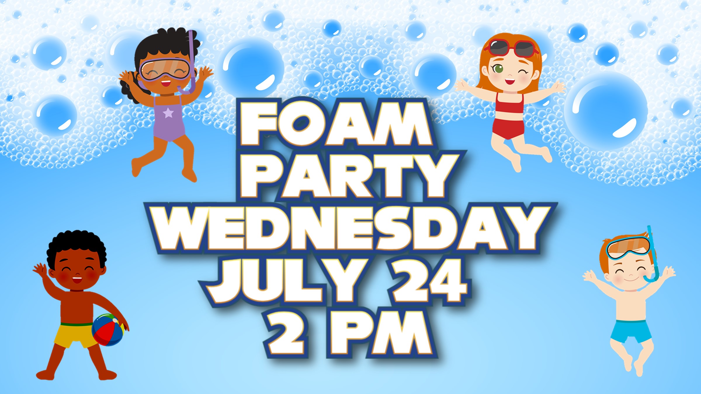 Foam Party Kansas City, Kansas Public Library
